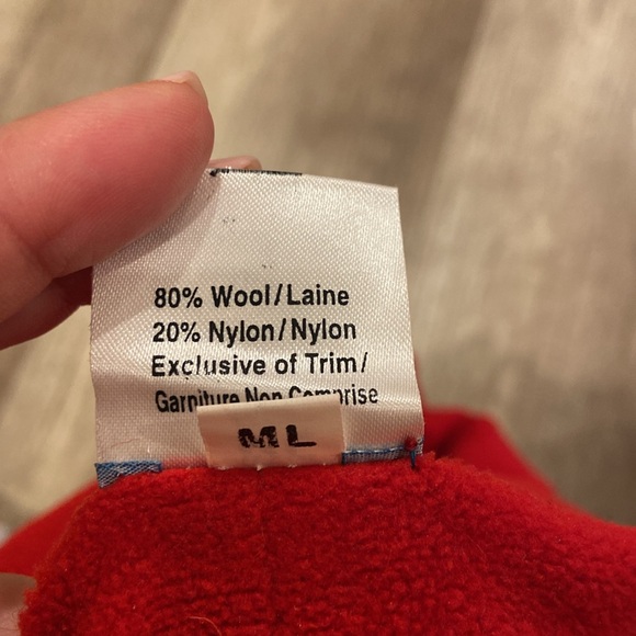 Handmade kids Elmo wool hat - Picture 7 of 7